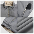 Reversible Vest Grey/Beige